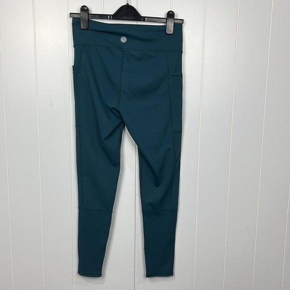 Threads4Thought Womens Leggings L Heather Mallard Full Length Pockets Gym NWOT - Picture 7 of 12